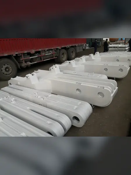 液压支架结构件成品 13 — 焊接、抛丸、喷涂后的结构件